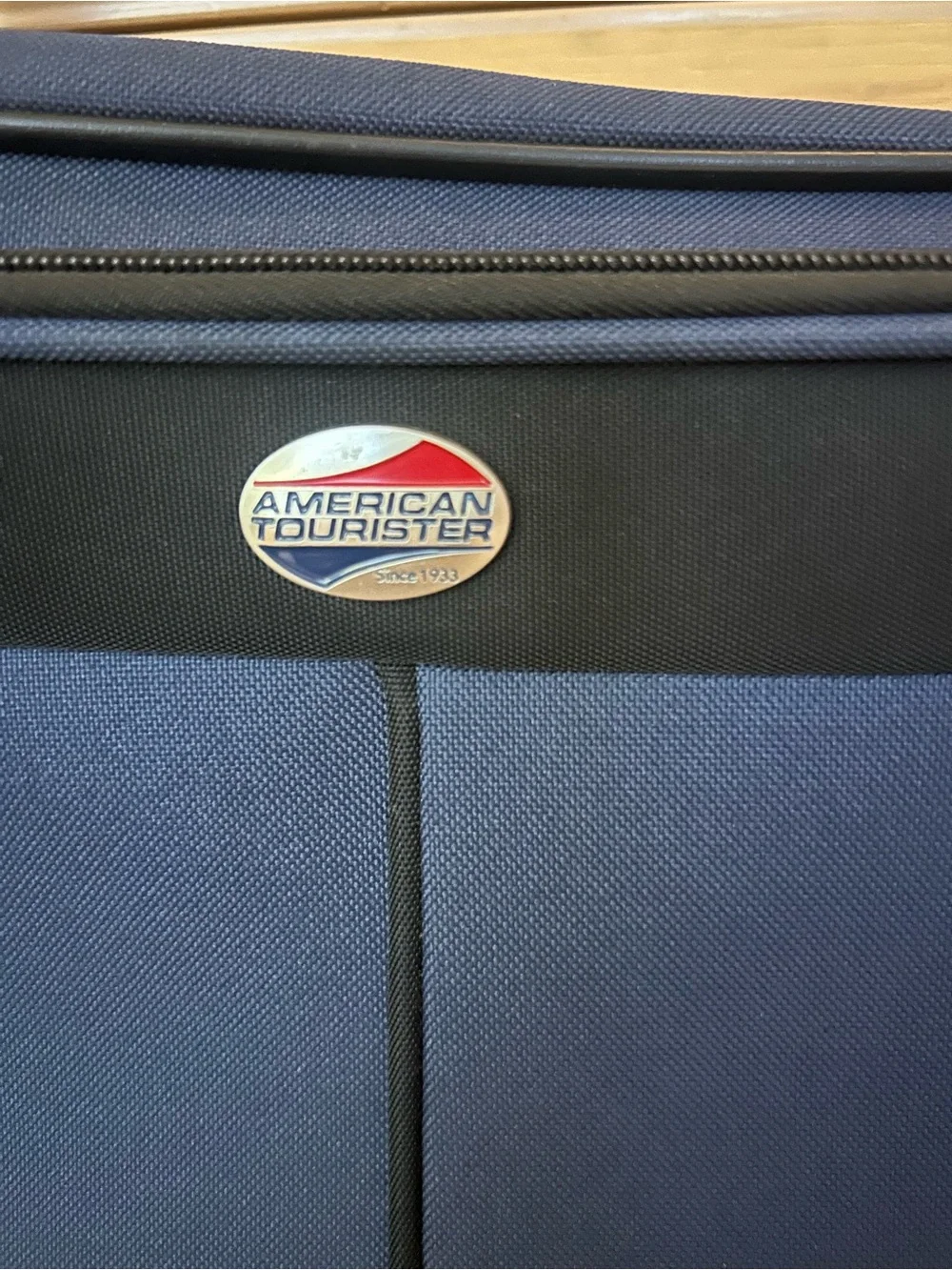 American Tourister Blue Travel Shoulder Bag - Lightweight Carry-On
